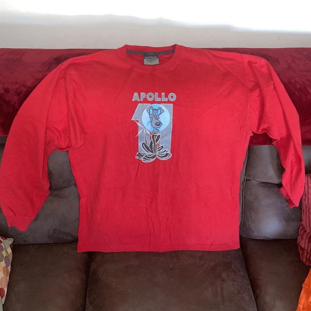 Vintage Iceberg History Apollo 11 Longsleeve Shirt size XXXL(Fits Snug)
